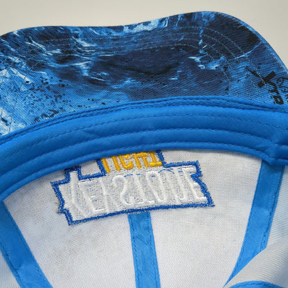 Realtree Snapback Blue One Size Hat Keystone Light Beer Fishing Water Camo Rope