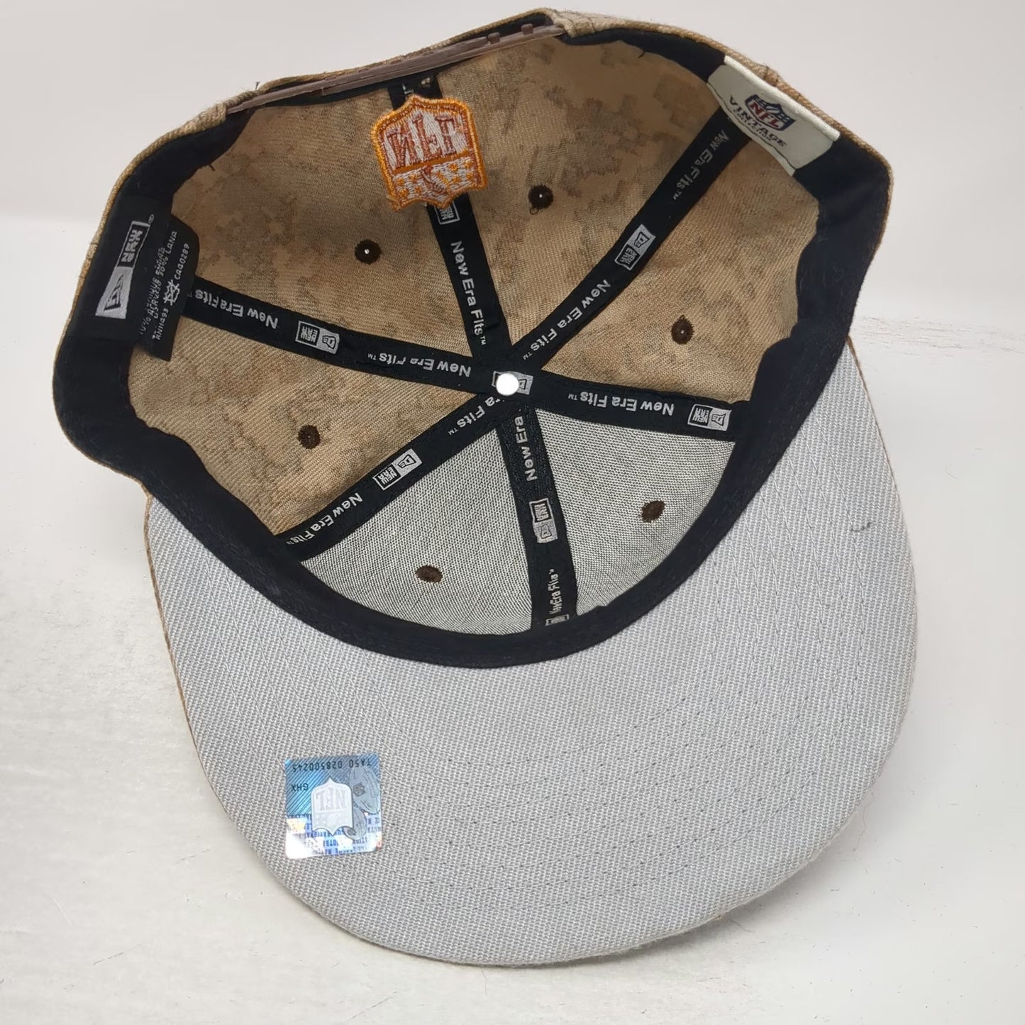 New Era NFL Los Angeles Chargers Snapback Hat Brown Camo One Size 9FIFTY Gray