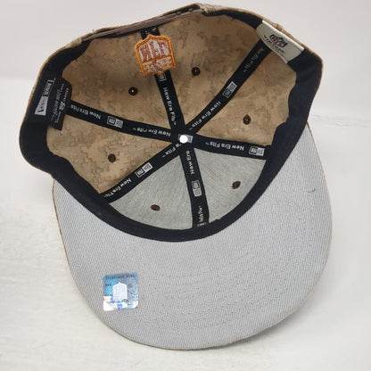New Era NFL Los Angeles Chargers Snapback Hat Brown Camo One Size 9FIFTY Gray