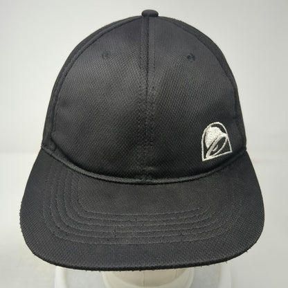 Taco Bell Snapback Black Hat One Size Embroidered Side Logo Performance Mesh