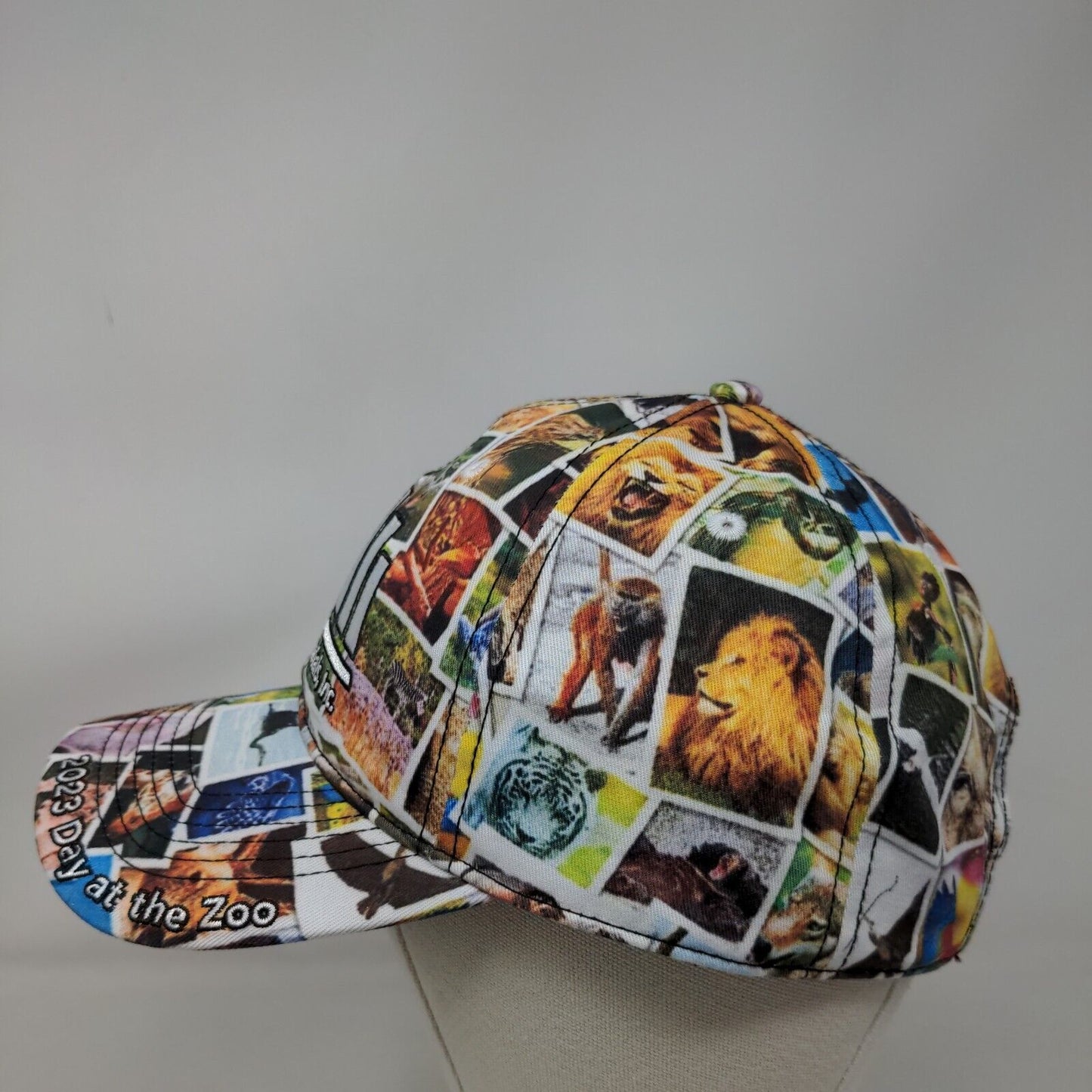 Asphalt Materials Inc. 2023 Day at The Zoo Strapback Hat Multicolor One Size