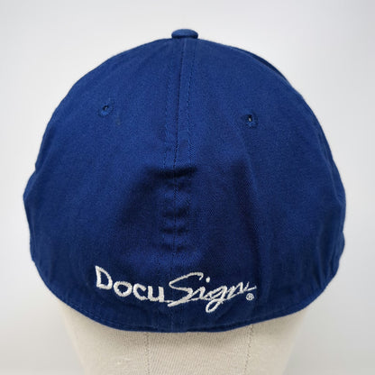 New Era DocuSign DS Logo Blue Baseball Cap L Fitted 39THIRTY Hat Embroidered
