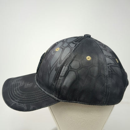 Kryptek Baseball Cap One Size Black Gray Gold Typhon Camo Spartan Helmet Hat