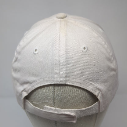 STL Strapback Hat White One Size Adjustable Embroidered Sportsman
