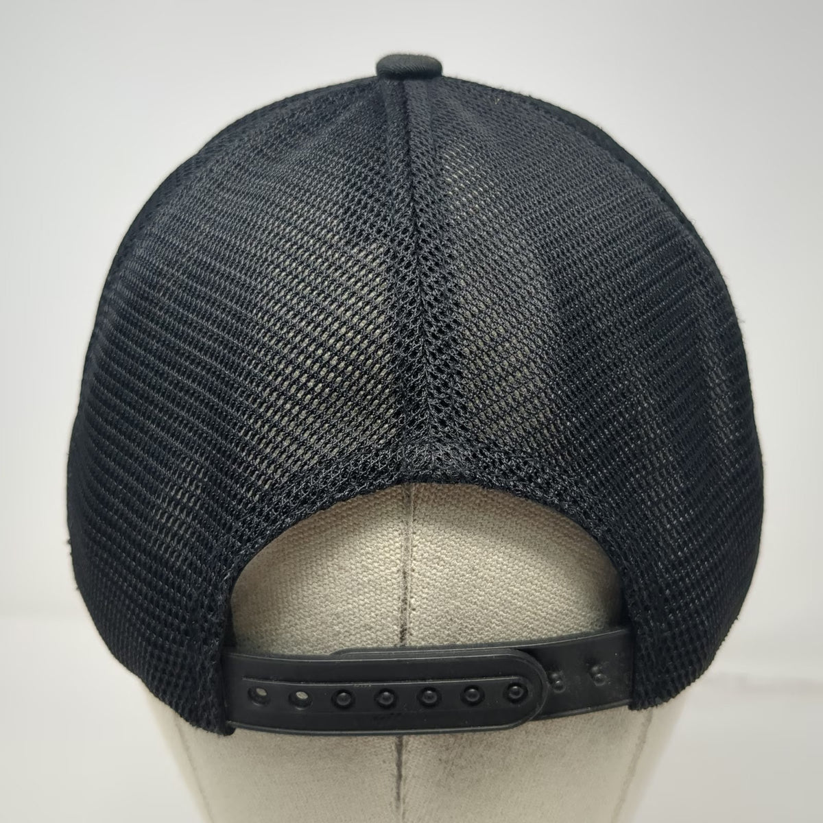 Yupoong Master Restoration Black Trucker Hat One Size Mesh Snapback Flexfit 110