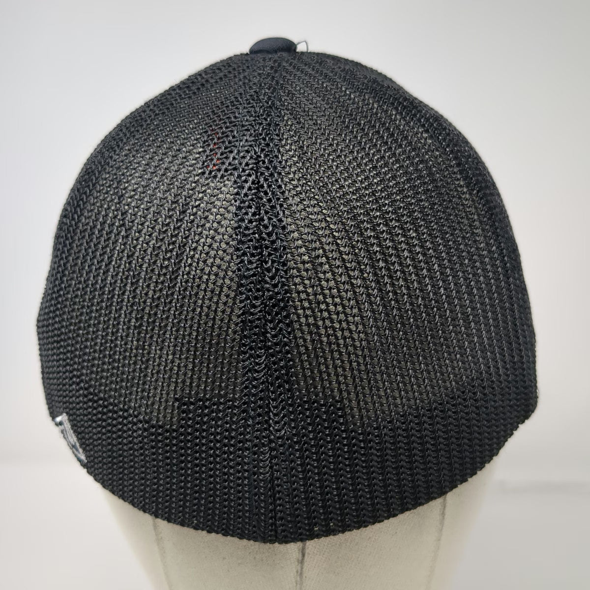 Pacific Headwear Baseball Cap Black 7 3/8 Mesh Back Stretch Fit Sunroc Logo Hat