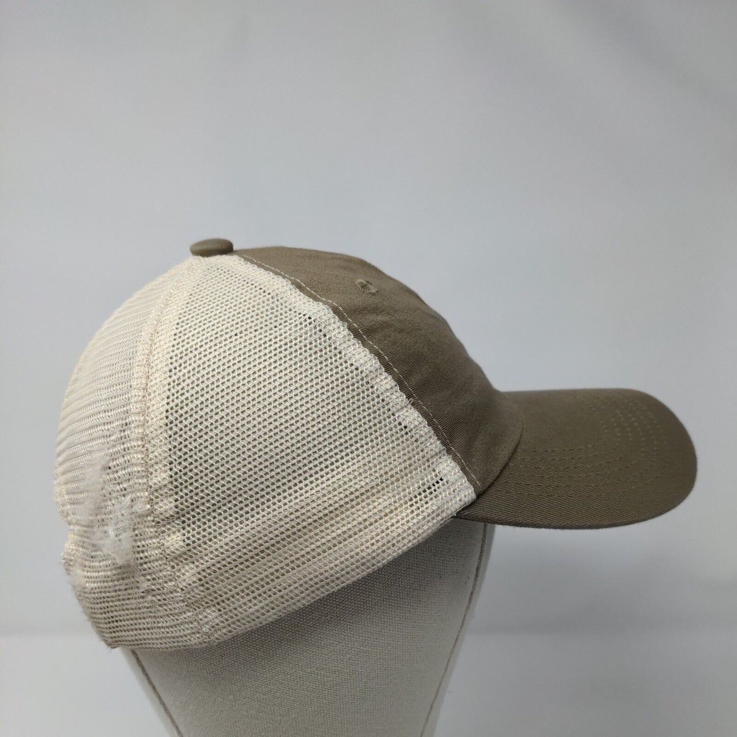 Idaho Farm Bureau Ins. Snapback Trucker Hat Tan OSFA Port Authority