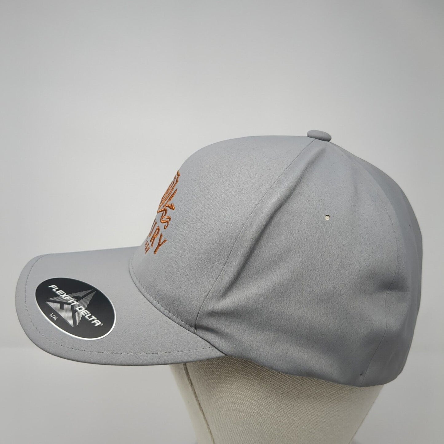 Luxury Lawn Care Fitted Hat Gray L/XL Flexfit Delta Port Authority