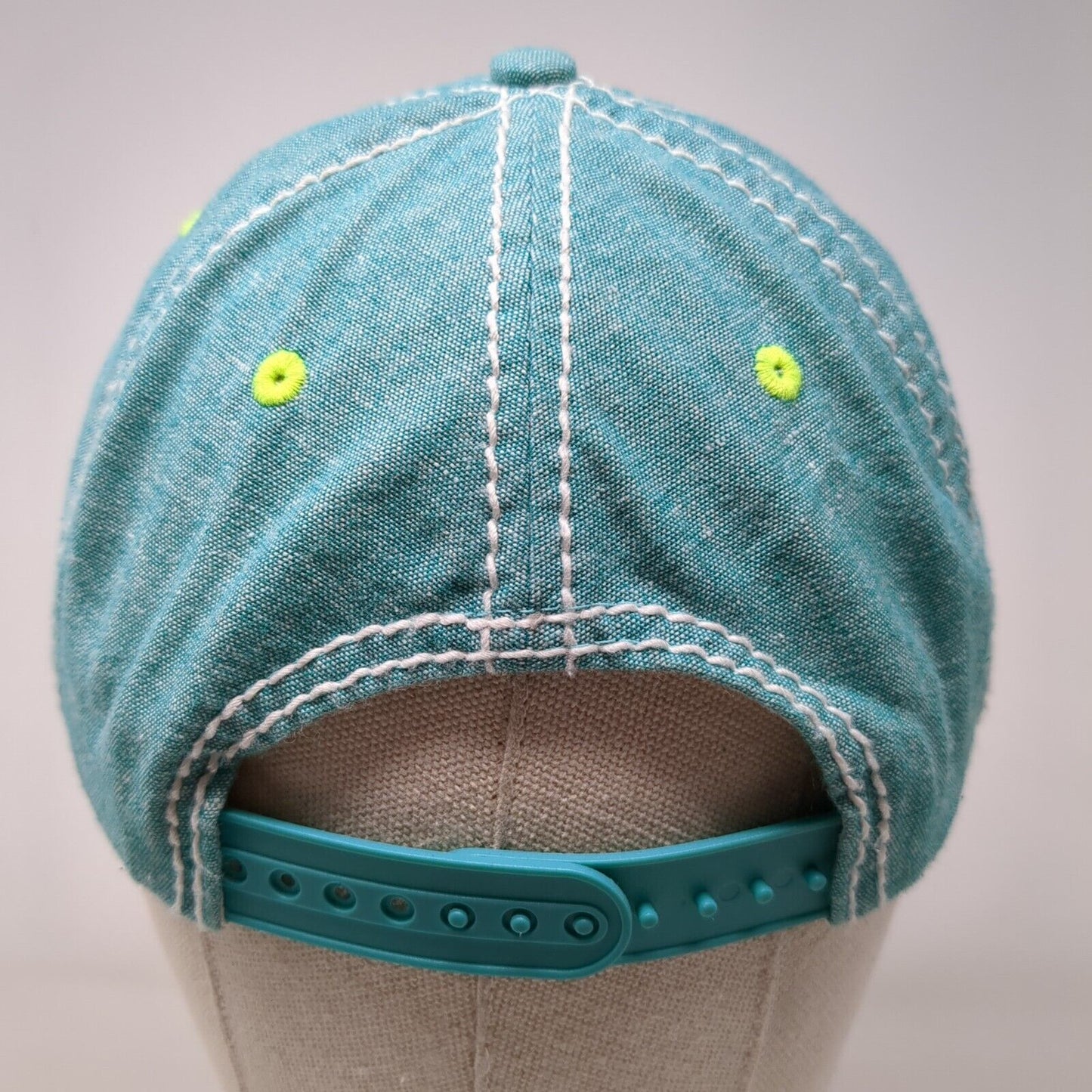 Caribbean Cruising Snapback Hat Green One Size Embroidered ACE USA