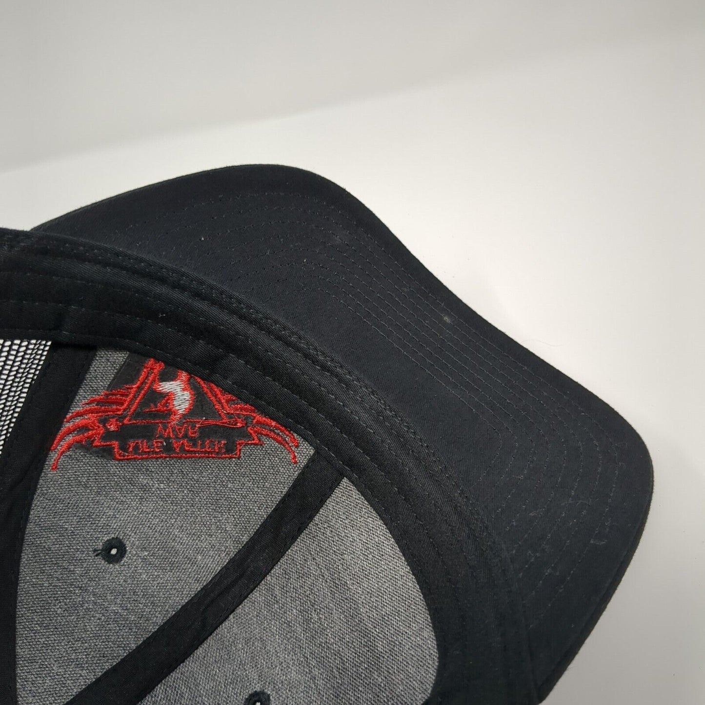 Life After War Snapback Trucker Hat Black One Size Mesh Back Richardson