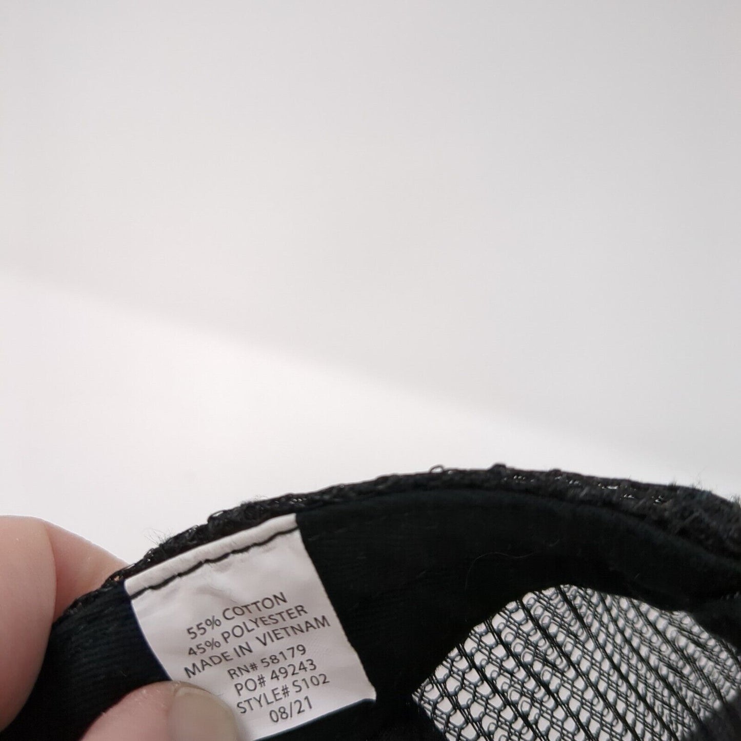 Wilcox Agri-Products Strapback Trucker Hat Black One Size Mesh Back