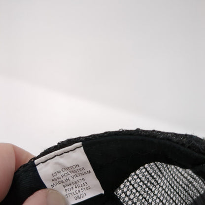 Wilcox Agri-Products Strapback Trucker Hat Black One Size Mesh Back