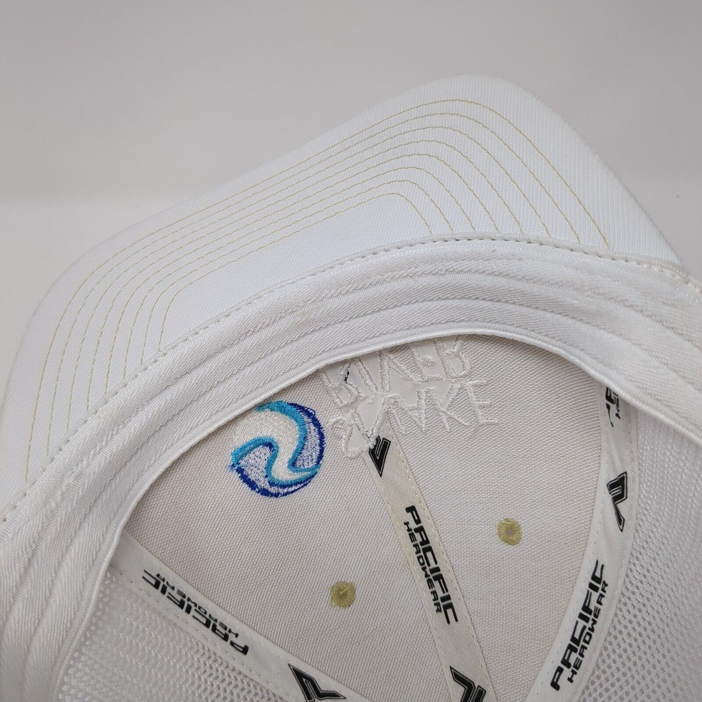 Snake River Pool & Spa Fitted Mesh Back Trucker Hat Multi 6 7/8-7 3/8