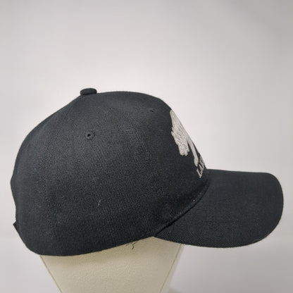Lake Tahoe Bear Strapback Hat Black One Size Adjustable Outdoor 6 Panel