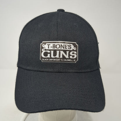 T-Bones Guns Black Canyon Exit 13 Strapback Baseball Cap Black OS Adjustable