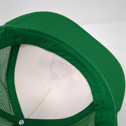 Fat Leaf Water Snapback Mesh Back Trucker Hat Green OSFA Yupoong