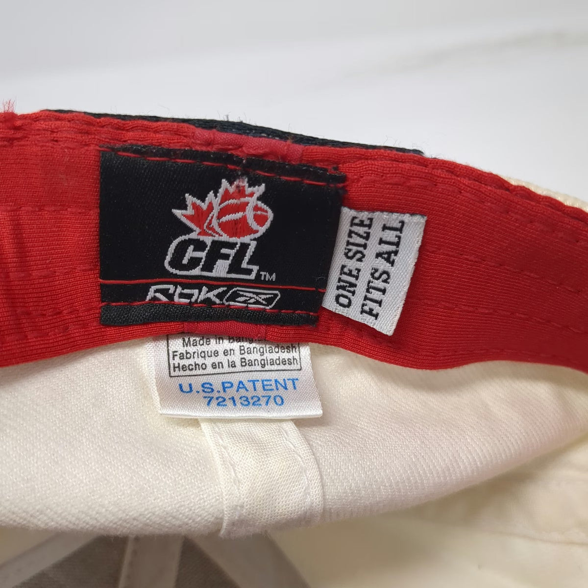 Reebok CFL Grey Cup 2009 Calgary Hat Black White Red One Size Flex Fit 97th Logo