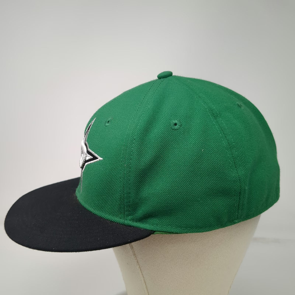 Adidas Snapback Green Black OSFM Hat Dallas Stars NHL Hockey Logo Flat Brim