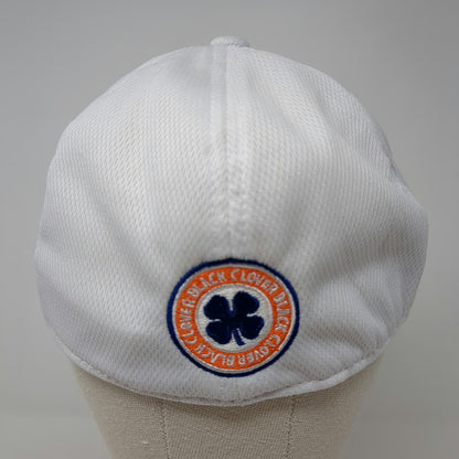 Black Clover Baseball Cap White M Plaid Live Lucky Boise State Broncos Hat