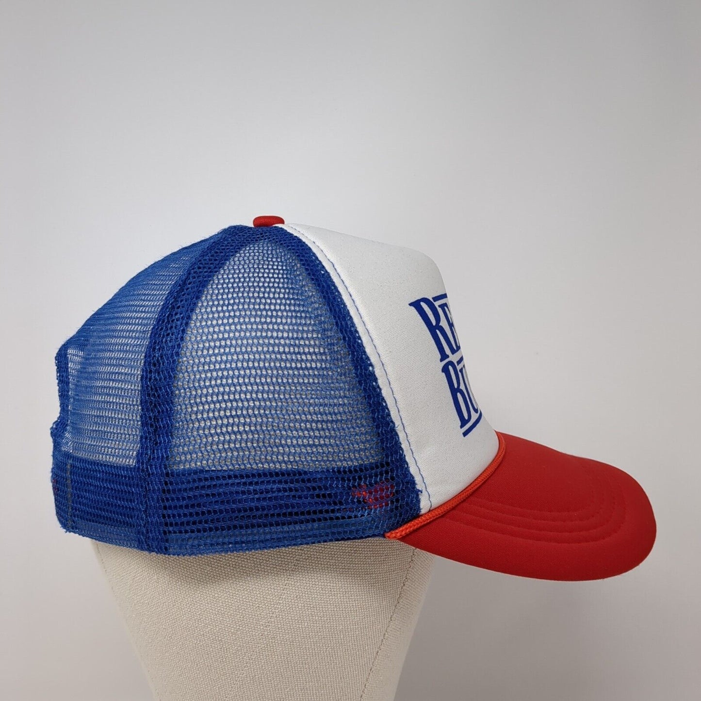 Reagan Bush '84 Snapback Trucker Hat Multicolor OS Adjustable Mesh Back Rope