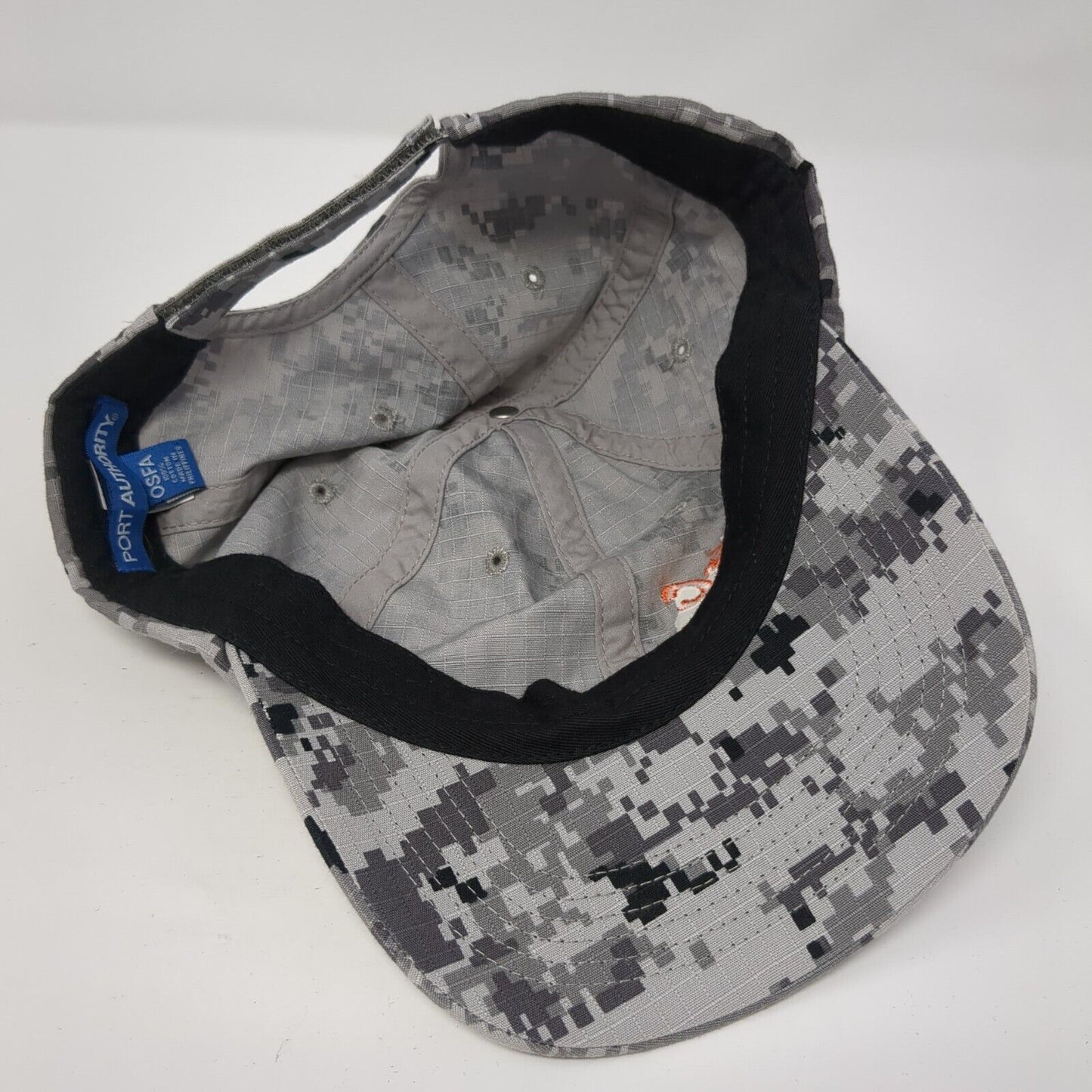 KRC Aggregate Strapback Hat Camo One Size Embroidered Port Authority