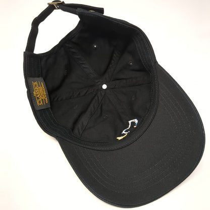 Flying Bird Slideback Hat Black One Size 6 Panel The Classics Yupoong