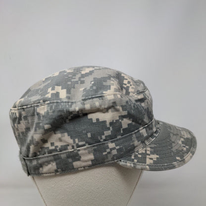 Unbranded Cadet Army Cap Hat Camo One Size ACU Patrol Combat Blank