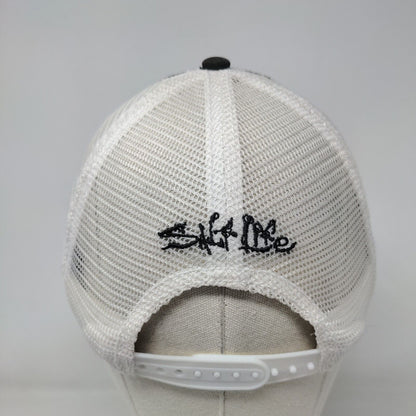 Salt Life Fish Dive Surf Snapback Trucker Hat Black OSFM Colorblock