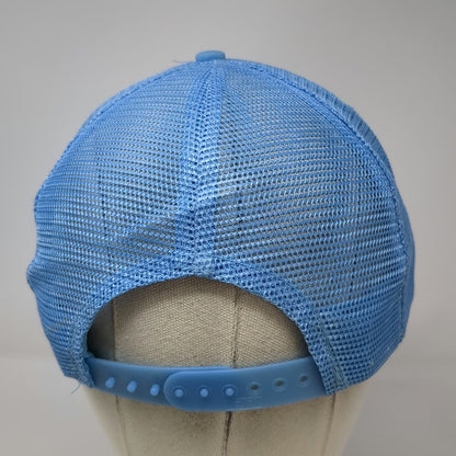 Indy 89 Indianapolis Racing Event Trucker Hat Blue Vintage Mesh Snapback Foam