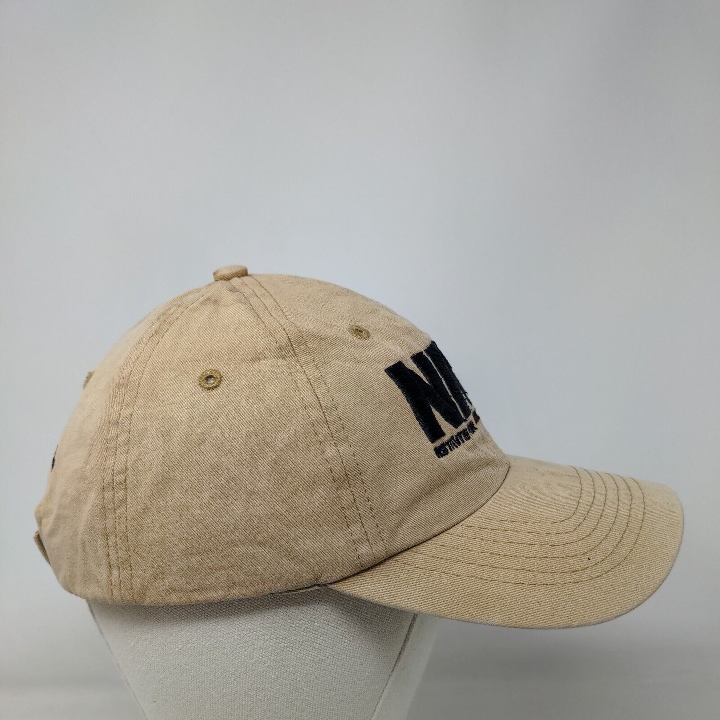 NRA Strapback Hat Tan One Size Embroidered Institute For Legislative Action