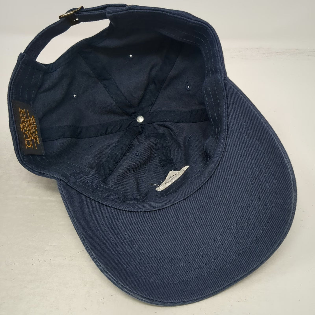 Yupoong Baseball Cap Blue OSFM Embroidered 77 Diamond Logo Adjustable Cotton Hat