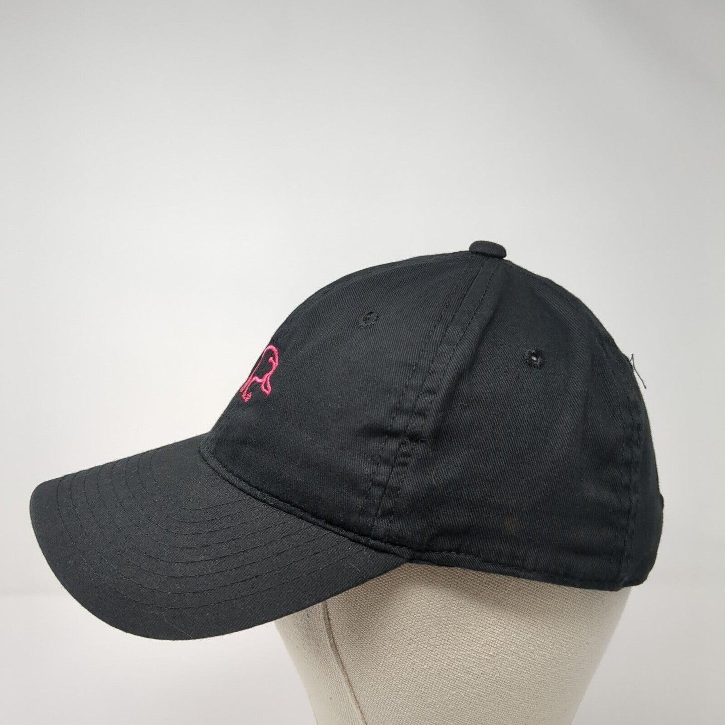 Ducks Unlimited Logo Strapback Hat Black One Size Embroidered 6 Panel