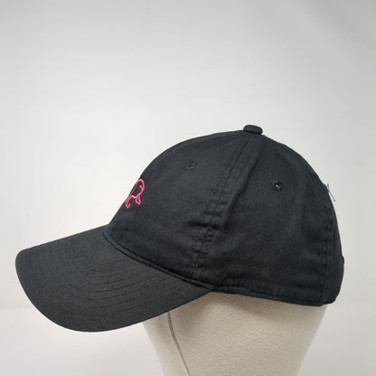 Ducks Unlimited Logo Strapback Hat Black One Size Embroidered 6 Panel