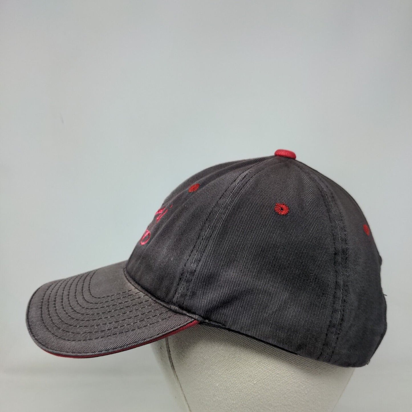 Sushi With Gusto Strapback Hat Black OSFM Embroidered Outdoor Cap