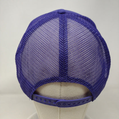 Silver City Lodge #13 Homedale ID Snapback Trucker Hat Purple OS Mesh Back Rope