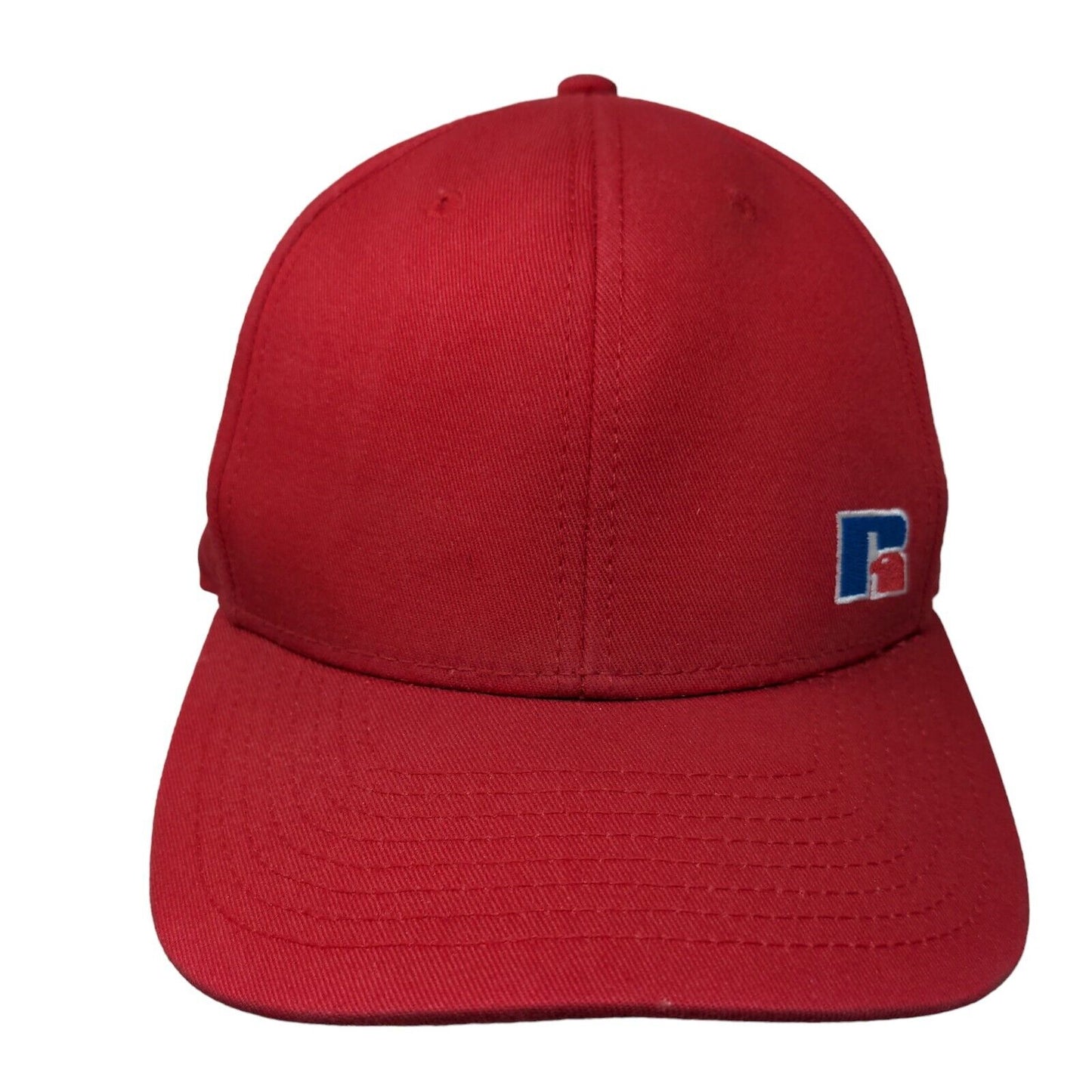 Russell Worn By America's Top Teams Snapback Hat Red OSFM Embroidered