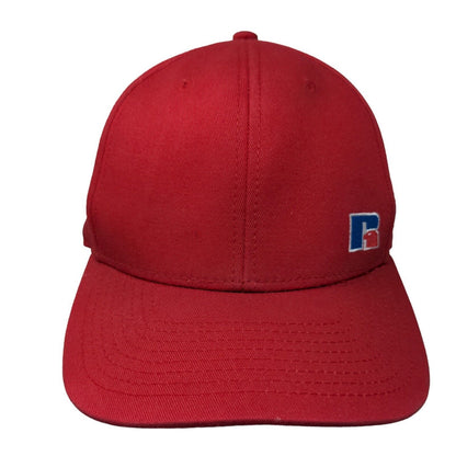 Russell Worn By America's Top Teams Snapback Hat Red OSFM Embroidered