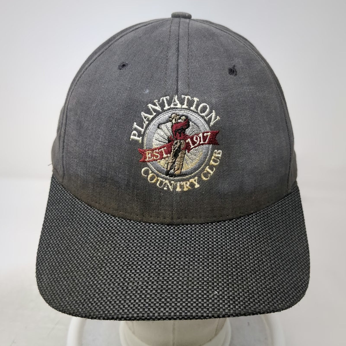 Imperial Baseball Cap Gray One Size Plantation Country Club Golf Hat Strapback