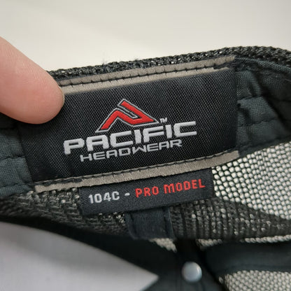 Pacific Headwear Trucker Hat Gray One Size Bettencourt Dairy Cow Mesh Snapback