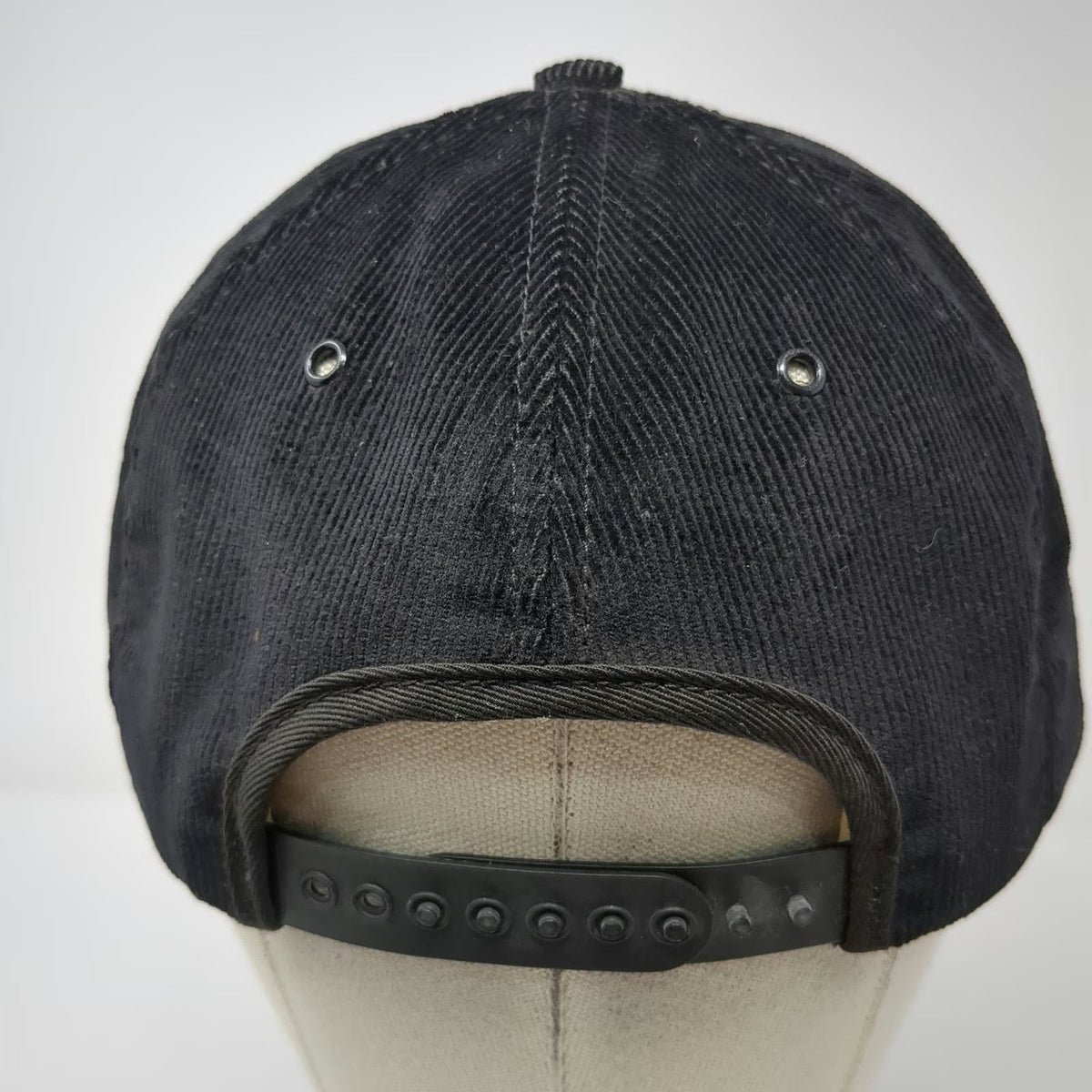 Wheeler Patch Snapback Hat Black One Size Corduroy Script Logo 5 Panel Cap