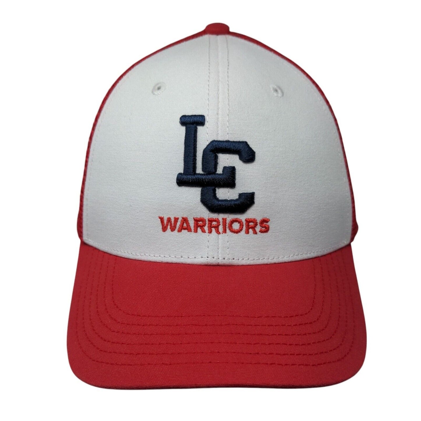 LC Warriors Snapback Trucker Hat Red OSFA Mesh Back Embroidered Legacy