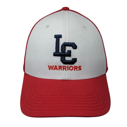 LC Warriors Snapback Trucker Hat Red OSFA Mesh Back Embroidered Legacy