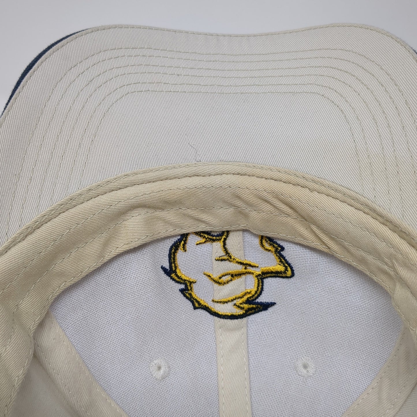 Highland Community College Baseball Cap Beige One Size Adjustable Embroidered