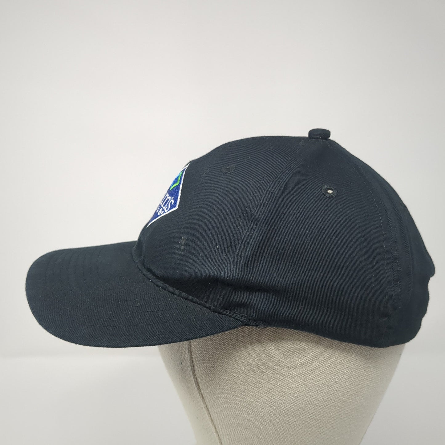 Sam's Club Strapback Hat Black One Size Adjustable Port & Company