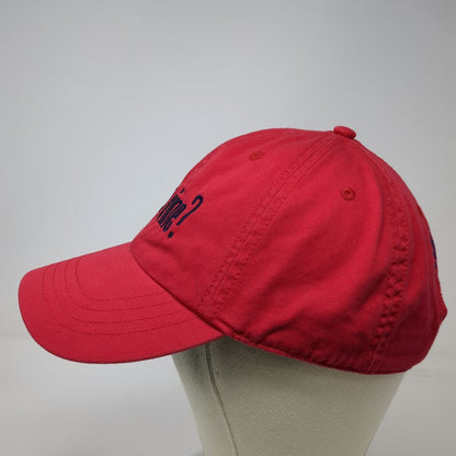 Cobra Caps Baseball Cap Red One Size Got Wine Huber Winery Buckle Slideback hat