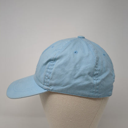 Unbranded Slideback Hat Blue 57cm Adjustable Solid 6 Panel Blank