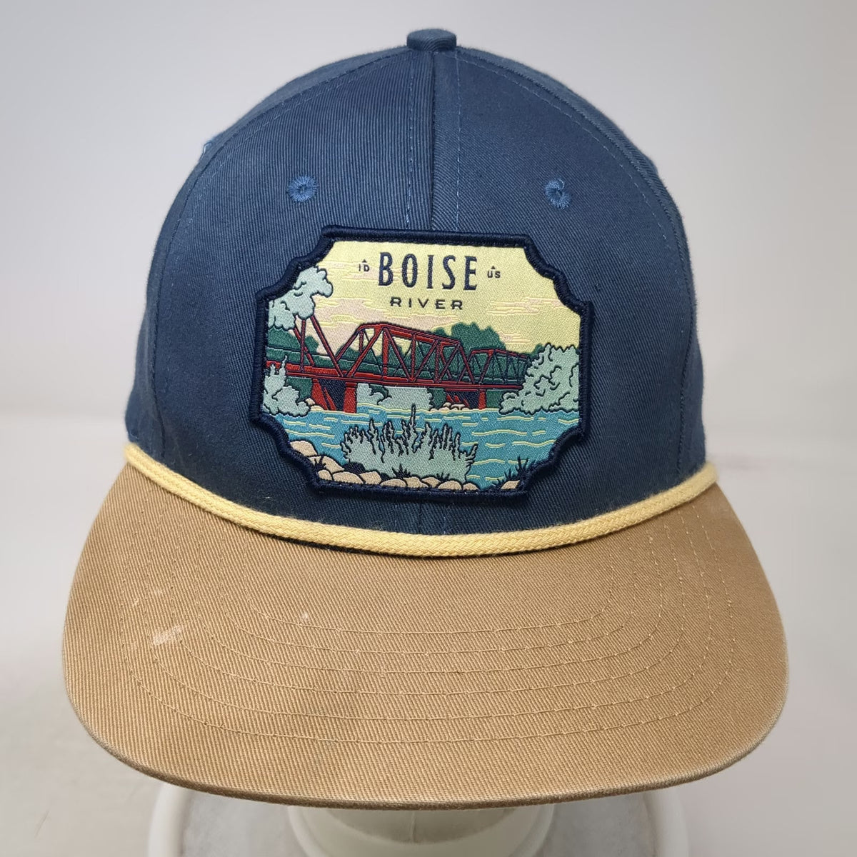 Sendero Provisions Co. Snapback Blue One Size Boise River Bridge Rope Hat