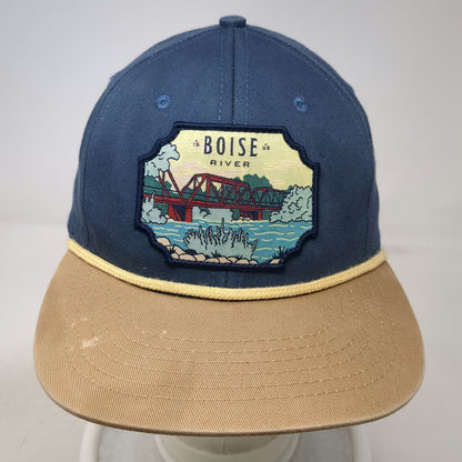 Sendero Provisions Co. Snapback Blue One Size Boise River Bridge Rope Hat