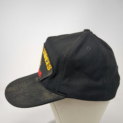 Eagle Crest 1st Special Forces Airborne Trucker Hat Black One Size Snapback USA