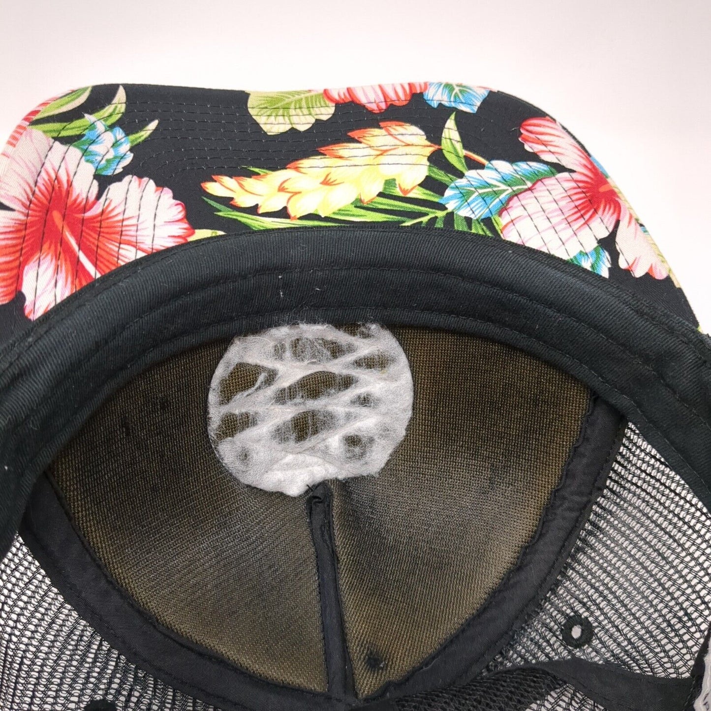 Liquid Ambition Snapback Trucker Hat Multicolor OS Adjustable Floral Mesh Pukka